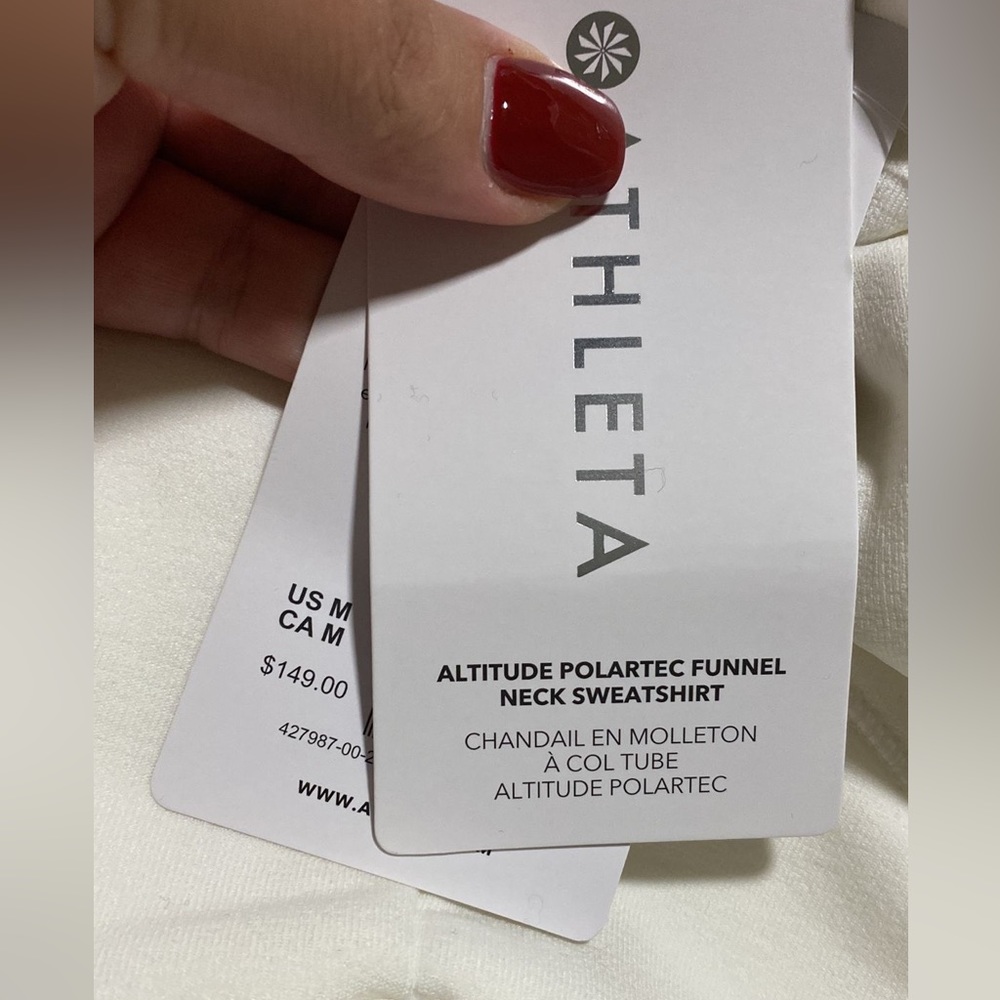Athleta Altitude Polartec Funnel Neck Sweatshirt - Picture 10 of 10